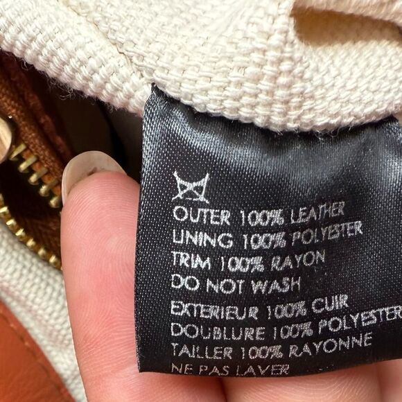 Brand new Sancia the Mini Milla Jet Set leather Bag in Cognac - Picture 16 of 16